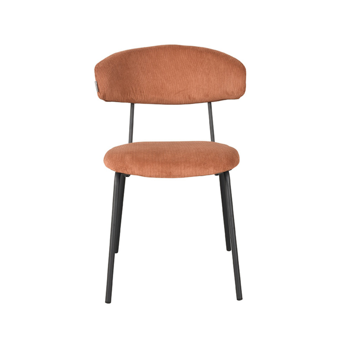 LABEL51 Eetkamerstoel Zack – Trendy Ribcord Bekleding – Stijlvol & Comfortabel